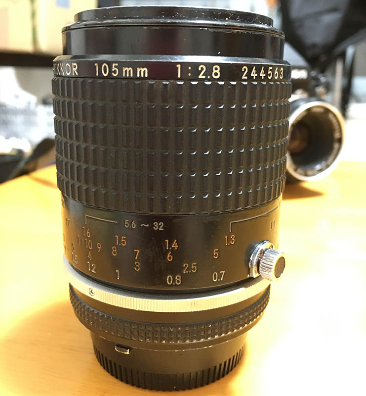 BI03 Nikon Ai-s Micro 105mm f/2.8 カメラ レンズ(単焦点) カメラ