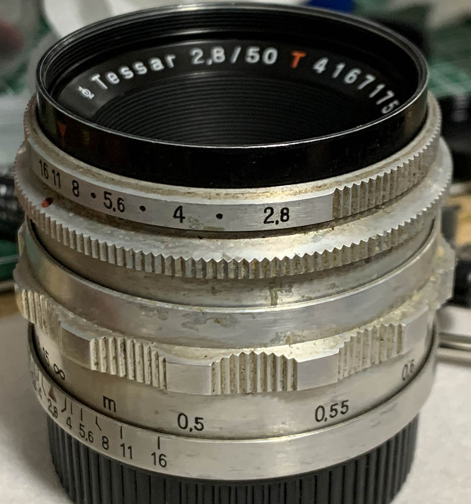 Repair: Carl Zeiss Jena Tessar 50mm f/2.8 | Richard Haw's Classic